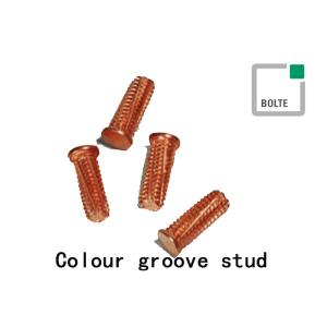 Colour Groove Stainless Steel Weld Studs For Short Cycle Stud Welding DIN EN ISO