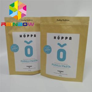 Buy cheap Coffee Weeds Stand Up Pouch Bags Custom Printed Paper Packaging Kraft Paper from wholesalers