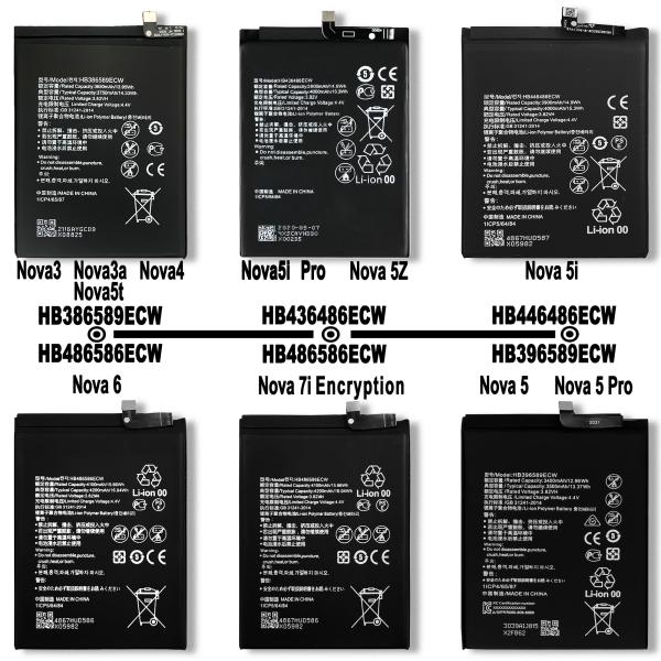 Mobile Phone Battery For Huawei Mate 10 P20 lite Nova 2 PSmart Plus Honor 7X 9i 3i Battery