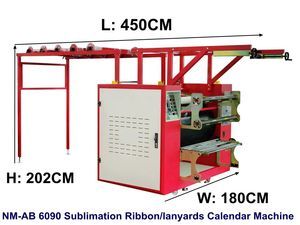 Buy cheap Double Ribbon Transfer Printing Machine Zs-Ab 800*120 from wholesalers