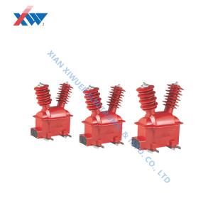 Buy cheap 10kV outdoor voltage transformer MV PT epoxy resin vacuum casting single phase enclosed pillar type voltage sensor from wholesalers