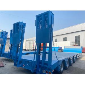 137500 to 26000*2500to2550 height Gooseneck Hydraulic Ramp Lowbed Trailer for