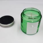 Buy cheap Soy Wax Scented Homemade Mason Jar Candles Coconut Oil In Green Glass from wholesalers