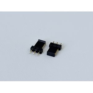 Buy cheap 2.54mm Pitch 1×3 Single-Row Pin Header, Gold-Plated PCB Electronic Electrical Terminal Connector for Signal & Power Transmission from wholesalers