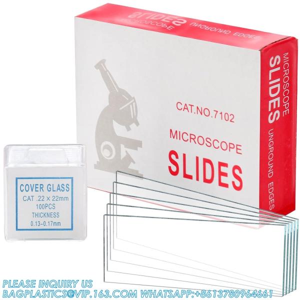Buy cheap Microscope Slides And Covers, Blank Glass Slides For Microscope Set - 300 Slides, 300 Coverslips, For Microscopy from wholesalers