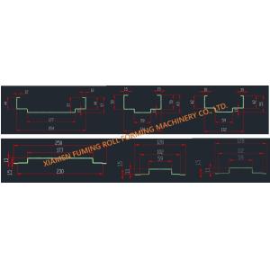 Door Frame Roll Forming Machine Precision With PLC Control System