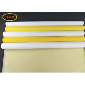 70T 80T 90T 200 Screen Printing Mesh Roll , Polyester Mesh Screen Acid