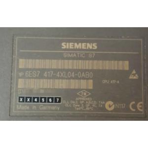 Buy cheap SIEMENS 6ES7417-4XL04-0AB0 SIMATIC S7-400, CPU 417-4 CENTRAL PROCESSING UNIT WITH: WORK MEMORY 20 MB (10 MB CODE from wholesalers