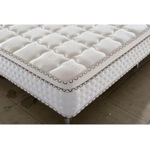 Double Spring Mattress Knitted Fabric High Density Foam Modern Design
