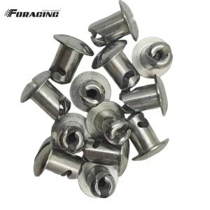 Buy cheap 7/16" Silver Steel Quarter Turn Dzus Dome Head Buttons for Universal Fit in Sprint Cars Replace/Repair Purpose from wholesalers