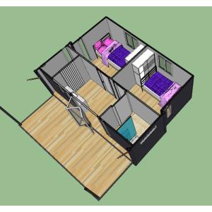 Buy cheap Easy Disassemble Expandable Container House With Steel Structure / Galvanized from wholesalers