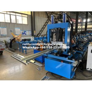 Buy cheap Galvanized Steel Chain Drive Automatic CZ Purlin Roll Forming Machine 14-18 Stations 1.2-1.8mm from wholesalers
