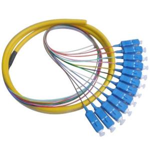 Buy cheap 2-48F Indoor Bundle Fiber Optic Pigtail Cable With  SC/FC/LC/ST/E2000 Connectors from wholesalers
