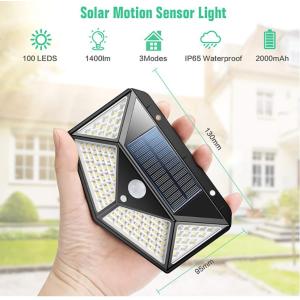 Buy cheap wide angle solar light wall lamp motion sensor led light for Garden Patio Yard Front Door Garage Porch from wholesalers