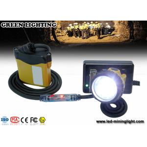 Buy cheap LED mining headlamp safety cap lamp , super brightness 25000lux IP68 from wholesalers