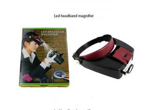 Buy cheap Tattoo Arts Black Led Headband Magnifier Adjustable For Reading from wholesalers