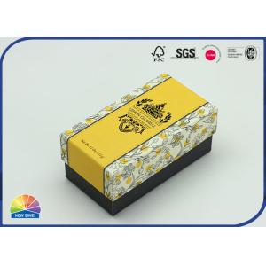 Buy cheap Custom Hot Black Stamping Paper Gift Box ODM Matte Lamination from wholesalers