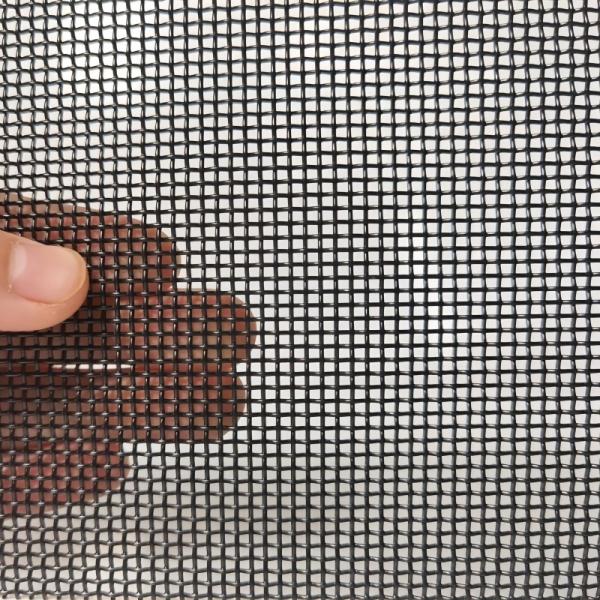 Quality Weave Aluminium Security Screen Mesh PVDF Coated Corrosion Resistant for sale