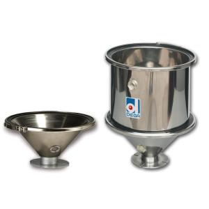 Buy cheap 304 Stainless Steel Hopper 7L SS Hopper Process And Maintenance from wholesalers