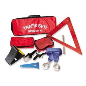 Buy cheap 8 pcs auto emergency kit ,with warning triangle ,tow rope . from wholesalers