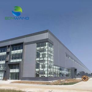 Buy cheap Prefab Metal Structure With Q235B C And Z Type Steel Purlin Q235B Circular Steel Pipe Tie Tube And Q235B Angle Steel Vertical and Horizontal Support from wholesalers