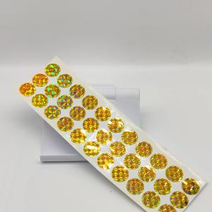 Buy cheap Small Hologram Anti Counterfeit Labels Matte CMYK Security Seal Stickers from wholesalers