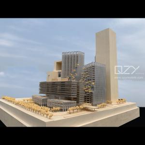 Buy cheap Electronics Headquarters Architecture Mini Models JKP 1/300 White Acrylic from wholesalers