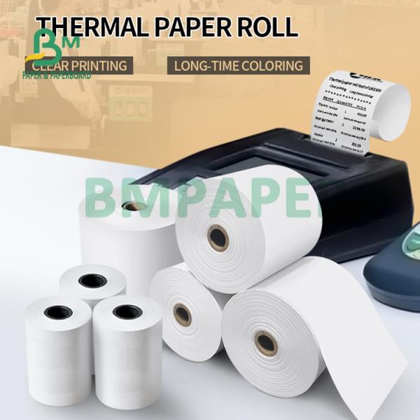 Buy cheap BPA Free 65gsm Thermal Printer Paper Roll For Cashier Receipt 80mm 57mm from wholesalers