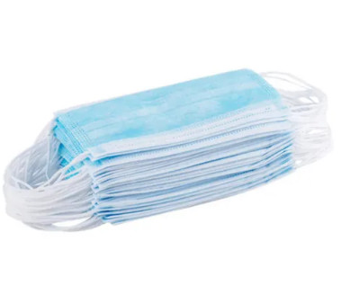 Buy cheap Antibacterial 3 Ply Disposable Face Mask Anti Dust With Adjustable Nose Clip from wholesalers