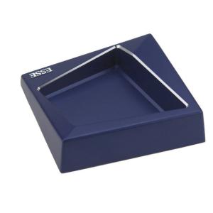 Buy cheap Customizable Creative Geometry Design Portable Process Die Casting Aluminum Plating Blue Metal Pocket Ashtray from wholesalers