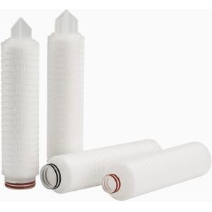 80C Max Operating Temperature Pleated Filtration Cartridge For Industrial