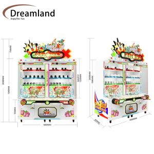 2 Players Shake Ball Gift Machine With CE Safety Certifications Coin Operated