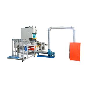 Buy cheap Aluminum Foil Containers Production Line with 380v/50Hz Voltage 40-80pcs/min Capacity from wholesalers