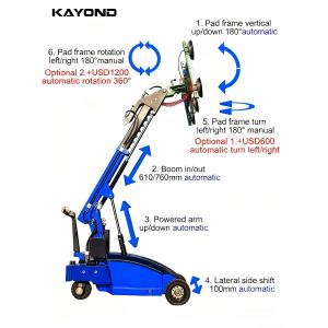 Buy cheap CE Certified 800kg Load Electric Glass Vacuum Lifting Device for Engineering Use from wholesalers