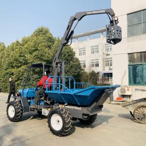 Buy cheap 1325mm Open Cab Palm Oil Harvesting Machine Weight 1250kg with Grapple from wholesalers