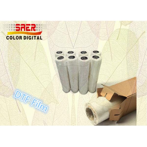 Quality Transparent PET DTF Transfer Film Roll 60cm For Textiles for sale