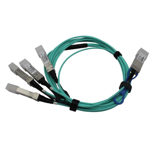 Quality 40G QSFP to 4x10G SFP+ 3m 40G QSFP+ to 4x10G SFP+ Active Optical Cable QSFP+ AOC for sale