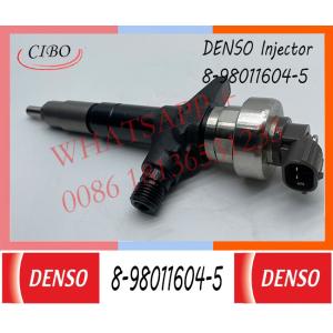 Common Rail Injector Isuzu 4JJ1 Engine Parts Fuel Injector 8-98011604-5 095000