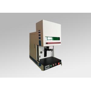 Buy cheap Mini Table Type Metal Laser Fiber Marking Machine With Full Enclosed Cover from wholesalers