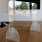 Buy cheap Diy Custom Acrylic Divider Organizer Plastic Barrier Shield Reception Desk Cashier 32x24 from wholesalers