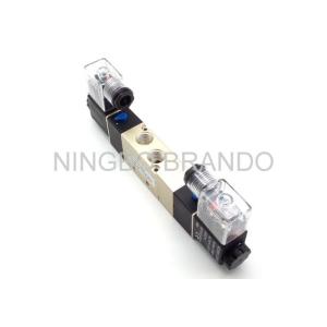 Close Type 5 way 3 position pneumatic valve , solenoid water valve