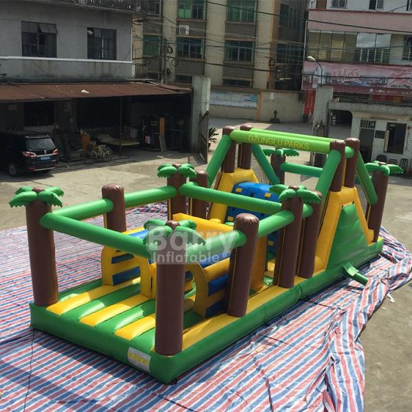Buy cheap Outdoor Commercial Inflatable Obstacle Course For Kids from wholesalers