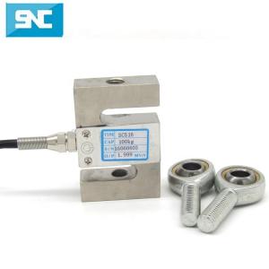 2.0±0.004mV/V Rated Output SC516 Tension Sensor S Beam Load Cell 50KN 5Ton for