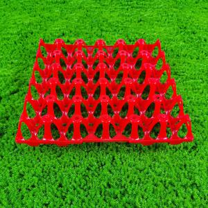 Buy cheap Eco Friendly Rectangular Egg Tray For Agriculture In Red Yellow Blue Or White product