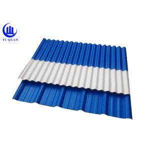 Buy cheap 930mm Width Trapezoidal PVC Roof Tiles  Fire Resistance Roofing Sheets from wholesalers