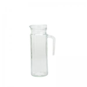 China Versatile Glass Water Pitcher Jar 1000ML BPA Free With PP Lid on sale