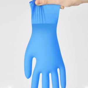 EN455 Powder Free Medical Nitrile Gloves Tear Resistant OEM ODM Accepted