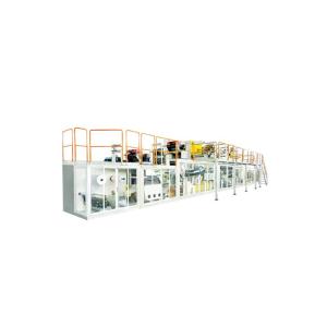 Buy cheap 600pcs/Min 320KW Four Wires Pull Up Baby Diaper Machine / Baby Pull Diaper Production Line from wholesalers