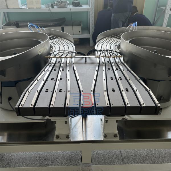 Multi Lane Bowl Feeding System Plastic Parts Vibrating Feeder Power 1000W