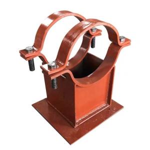 Buy cheap Custom Pipe Clamp Pipe Support Pipeline Bracket Saddle Conduit Saddle Pipe saddle joint from wholesalers